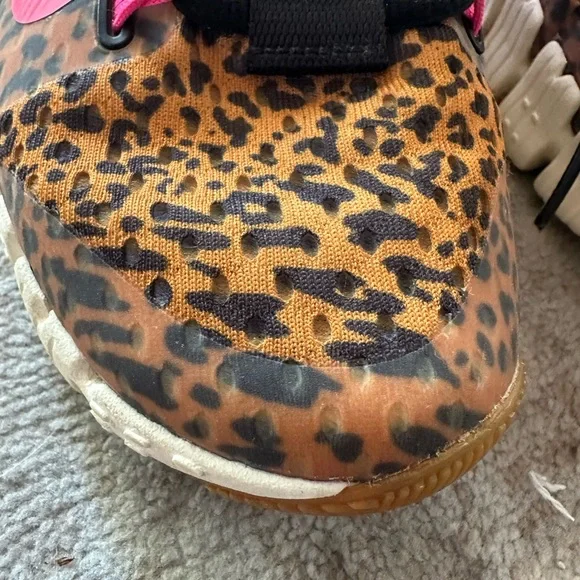 Nike Leopard Print Sneakers with Pink Highlights 7 - Picture 3 of 10